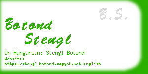 botond stengl business card